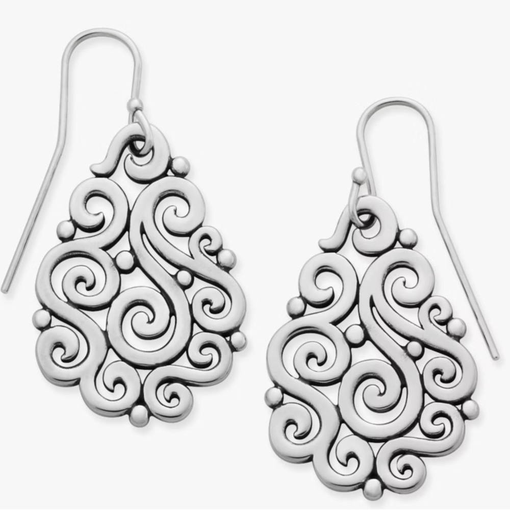 James Avery Open Sorrento Dangle Earrings (Sterling Silver)